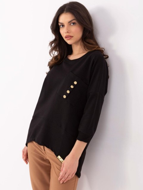 Bluzka CLM-BZ-1263.49 czarny L Bluzka CLM-BZ-1263.49 czarny L