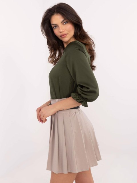 Bluzka LK-BZ-509950.89 khaki 40 Bluzka LK-BZ-509950.89 khaki 40