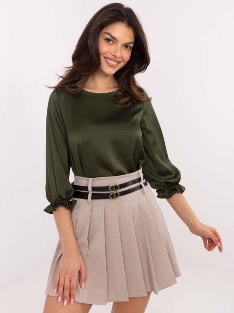 Bluzka LK-BZ-509950.89 khaki 40 Bluzka LK-BZ-509950.89 khaki 40