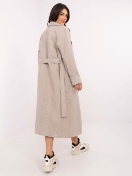 Płaszcz LK-PL-509835.07 beżowy L/XL