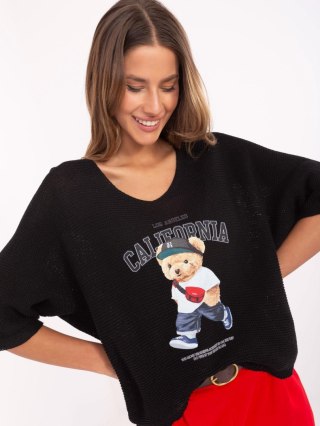 Sweter MI-SW-2101.06 czarny