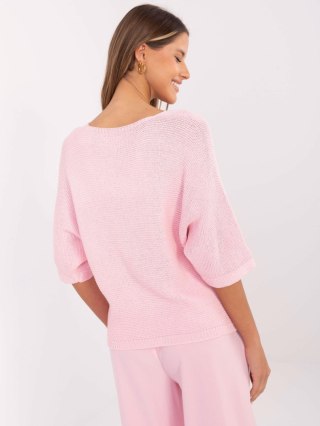 Sweter MI-SW-2101.06 jasny różowy