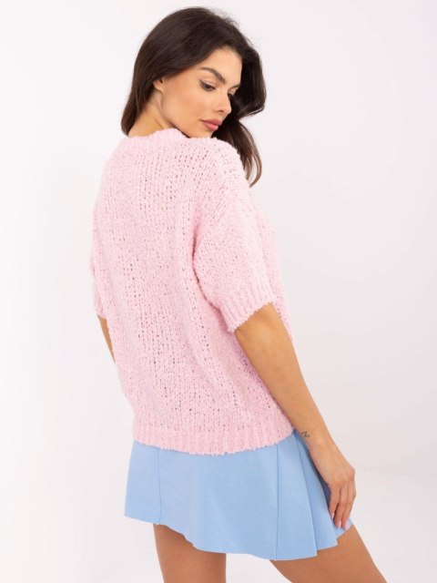 Sweter MI-SW-2701.23 jasny różowy
