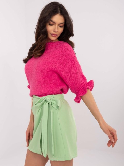 Sweter MI-SW-2913.99 fluo różowy