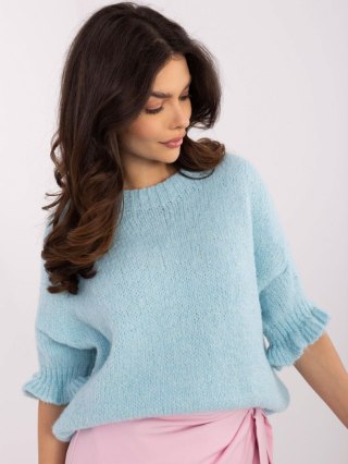 Sweter MI-SW-2913.99 jasny niebieski