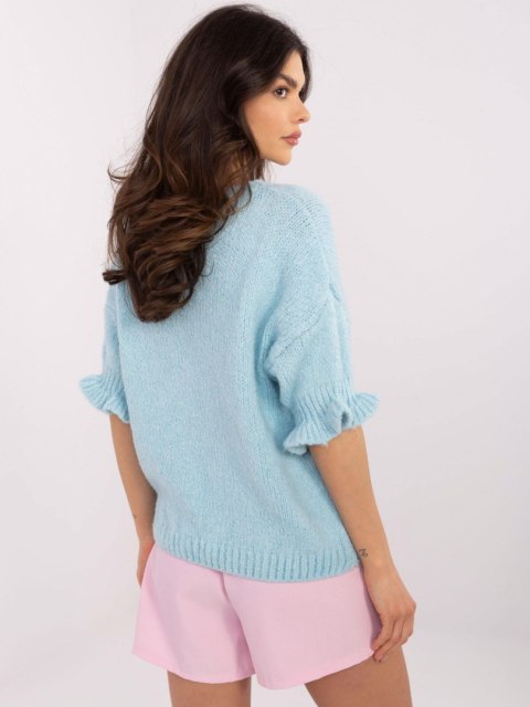 Sweter MI-SW-2913.99 jasny niebieski
