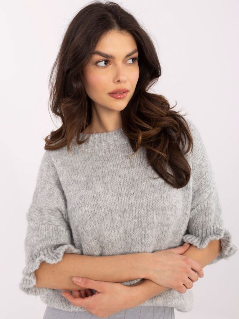 Sweter MI-SW-2913.99 szary
