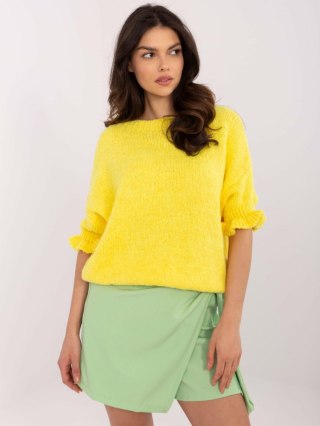 Sweter MI-SW-2913.99 żółty