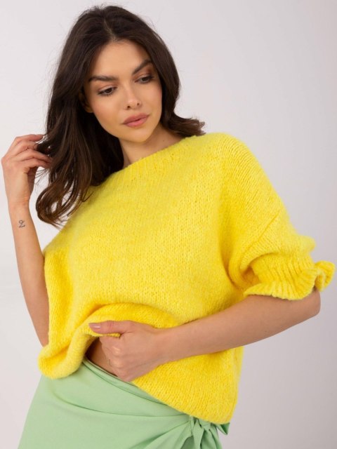 Sweter MI-SW-2913.99 żółty