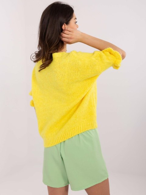 Sweter MI-SW-2913.99 żółty