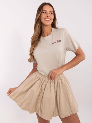 T-shirt D12022AC02645G beżowy L