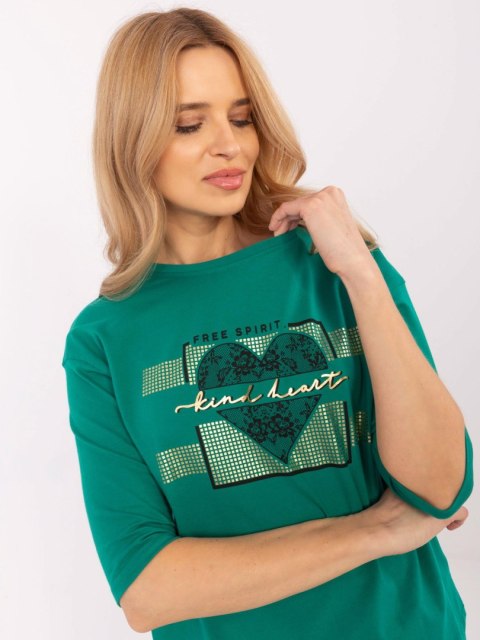 Bluzka CLM-BZ-0012.94 zielony XL Bluzka CLM-BZ-0012.94 zielony XL