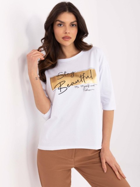 Bluzka CLM-BZ-0013.71 biały XL Bluzka CLM-BZ-0013.71 biały XL