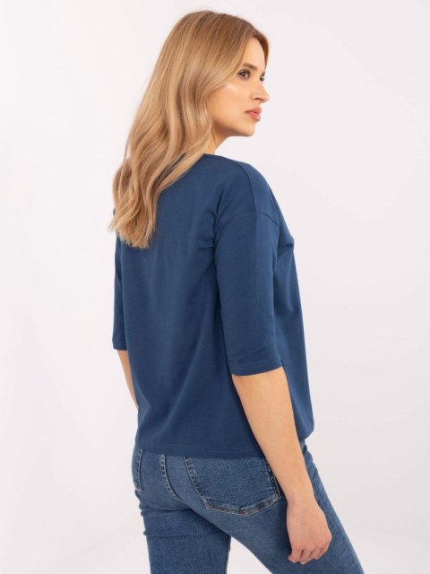 Bluzka CLM-BZ-0014.42 ciemny niebieski S Bluzka CLM-BZ-0014.42 ciemny niebieski S