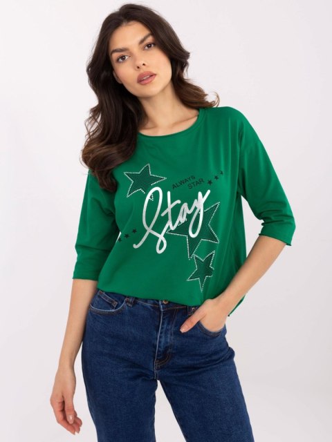 Bluzka CLM-BZ-0016.84 zielony XL Bluzka CLM-BZ-0016.84 zielony XL