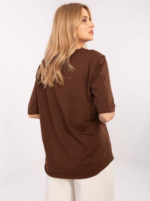 Bluzka CLM-BZ-0119.36 brązowy L Bluzka CLM-BZ-0119.36 brązowy L