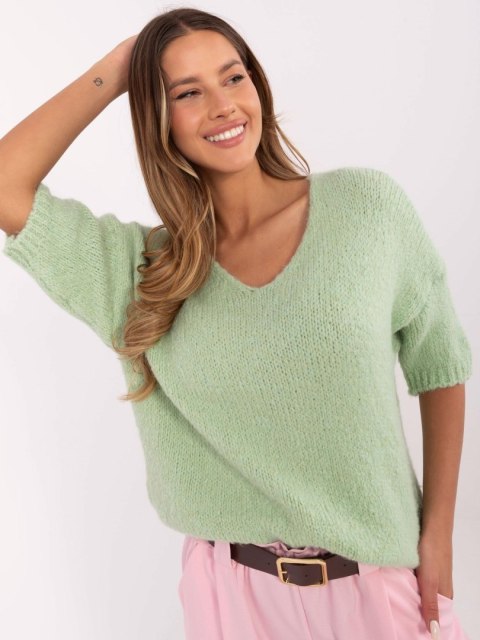 Sweter MI-SW-2103.07 pistacjowy