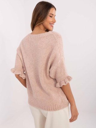 Sweter MI-SW-2913.99 jasny różowy