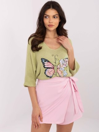 Sweter MI-SW-7002.17 pistacjowy