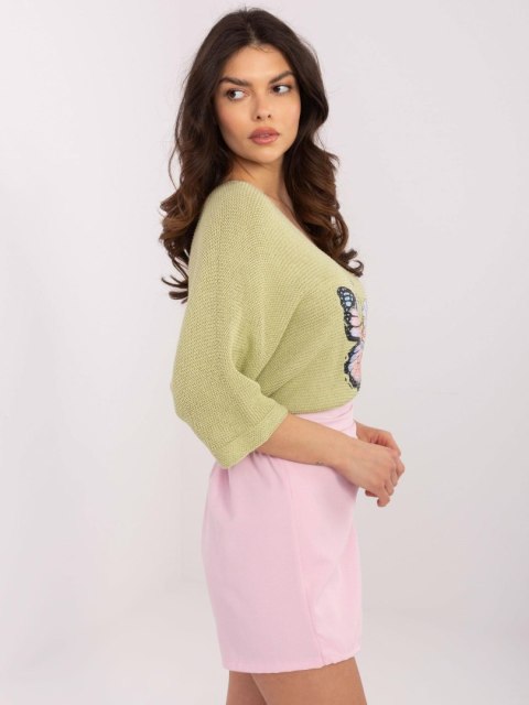 Sweter MI-SW-7002.17 pistacjowy