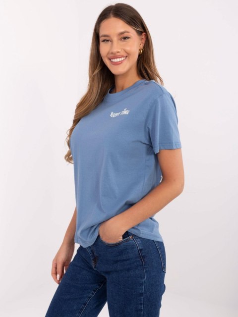 T-shirt D12022AC02645G ciemny niebieski S