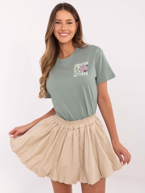 T-shirt D12022AC02645G pistacjowy S