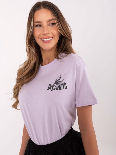 T-shirt D12022AC02645H jasny fioletowy M