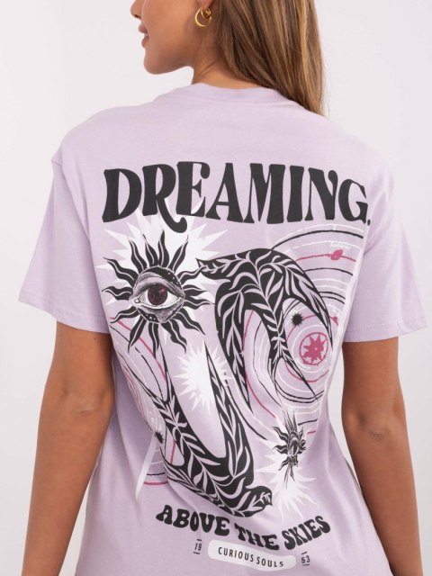 T-shirt D12022AC02645H jasny fioletowy XS