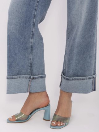 Spodnie jeans NM-SP-T393-1.72 niebieski M