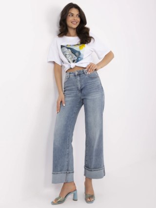 Spodnie jeans NM-SP-T393-1.72 niebieski M