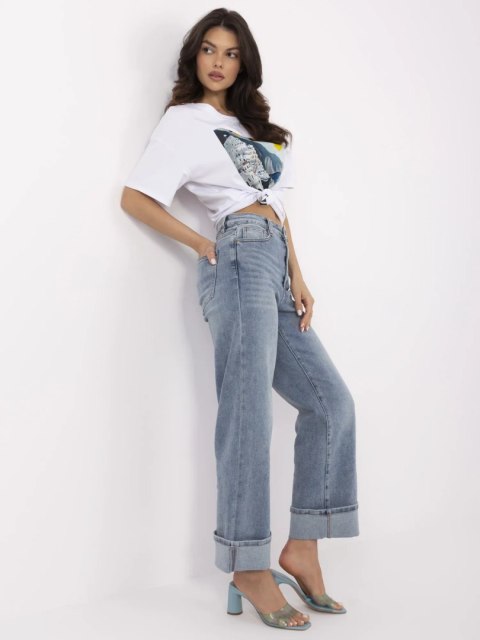Spodnie jeans NM-SP-T393-1.72 niebieski M Spodnie jeans NM-SP-T393-1.72 niebieski M