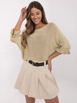 Sweter MI-SW-2502.60 złoty