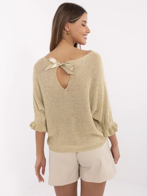 Sweter MI-SW-2502.60 złoty