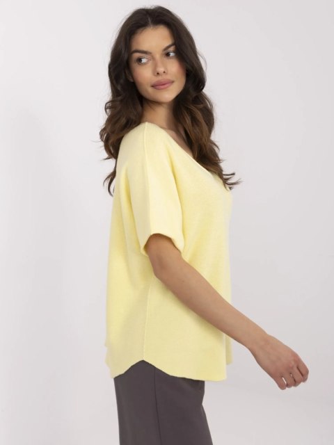 Sweter MO-SW-0702.36 jasny żółty