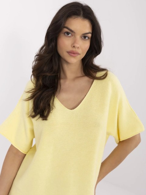 Sweter MO-SW-0702.36 jasny żółty