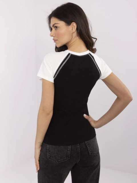 T-shirt NM-TS-V7940.17 czarno-biały