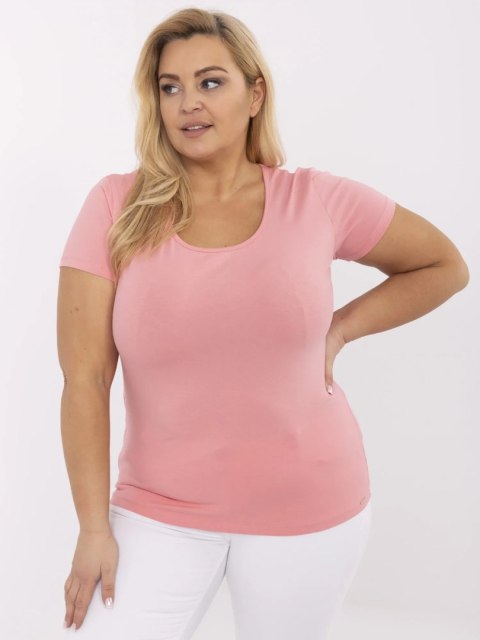 T-shirt RV-TS-A556.03 brzoskwiniowy XL T-shirt RV-TS-A556.03 brzoskwiniowy XL