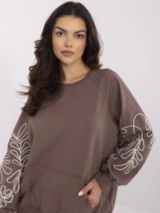 Bluza RV-BL-9972.10X ciemny brązowy