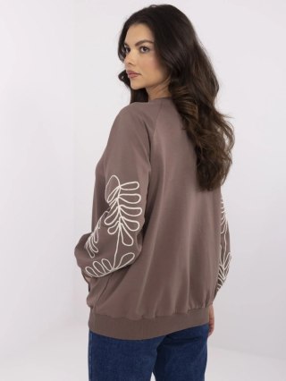 Bluza RV-BL-9972.10X ciemny brązowy