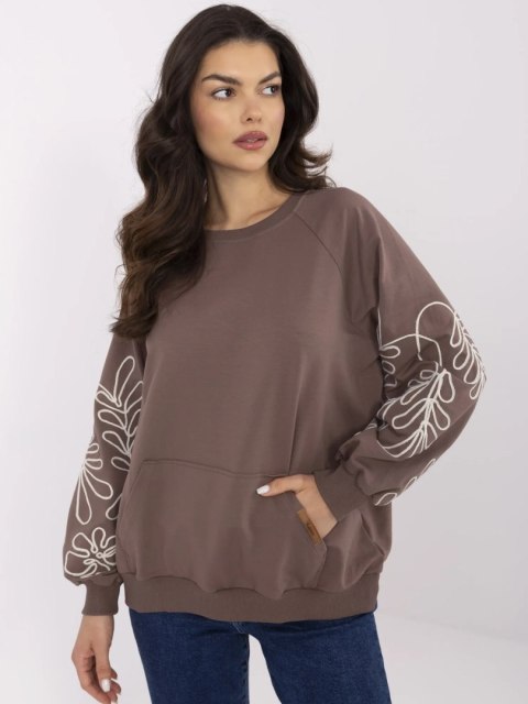 Bluza RV-BL-9972.10X ciemny brązowy Bluza RV-BL-9972.10X ciemny brązowy