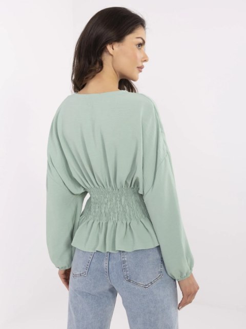 Bluzka D50021F11088A pistacjowy S/M