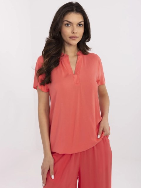 Bluzka D73761M11173A koralowy S
