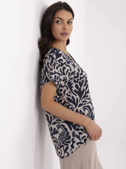 Bluzka D73771M11171B granatowy M