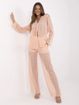 Komplet LK-KMPL-509993.87 brzoskwiniowy L/XL