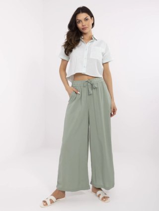 Spodnie D73761M62237B pistacjowy S