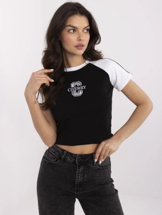 T-shirt NM-TS-NG3772.82 czarno-biały L/XL
