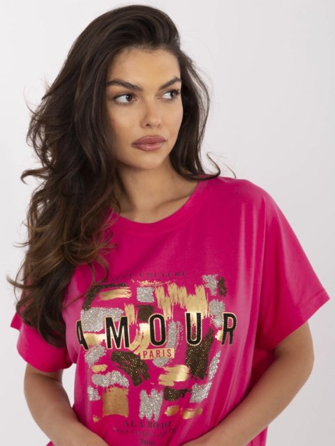 Bluzka CLM-BZ-1701.81 fuksjowy L/XL Bluzka CLM-BZ-1701.81 fuksjowy L/XL