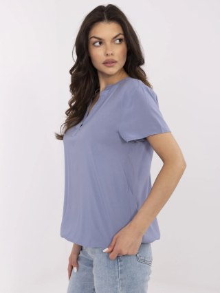 Bluzka D73761M11173A szaro-niebieski XXL