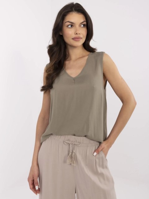 Bluzka D73761M11218A khaki XXL