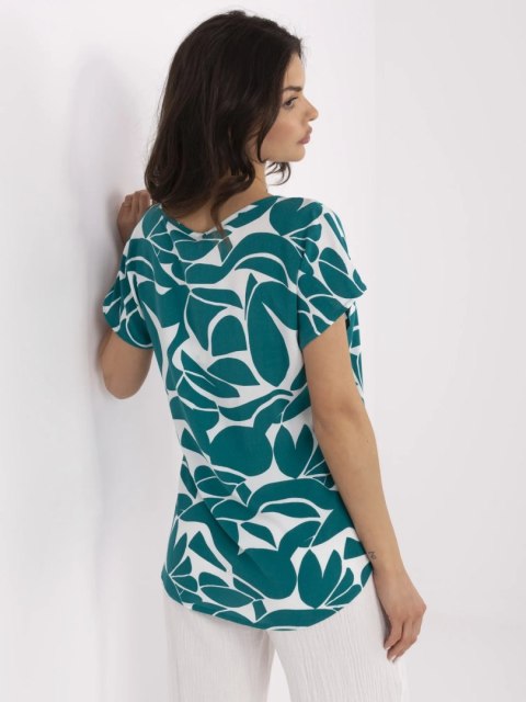 Bluzka D73771M10978X ciemny zielony S